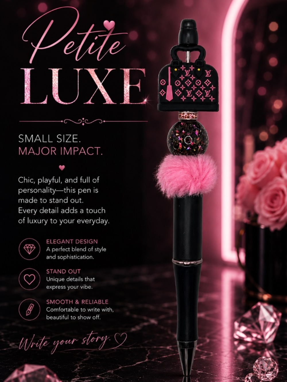 Pink Power Play Pen